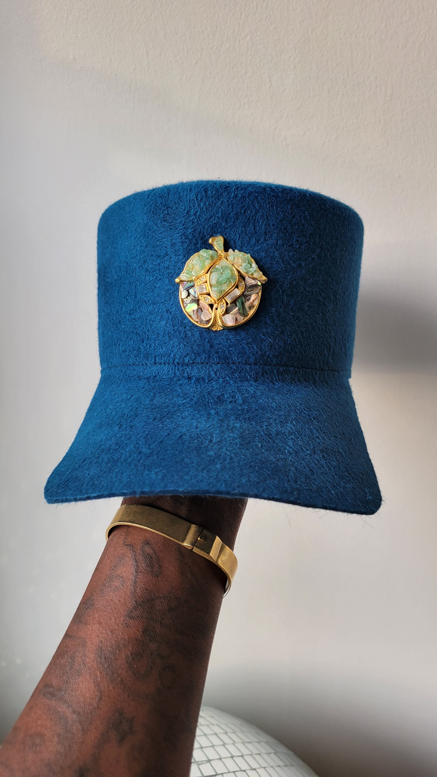 Teal Rhea Cap
