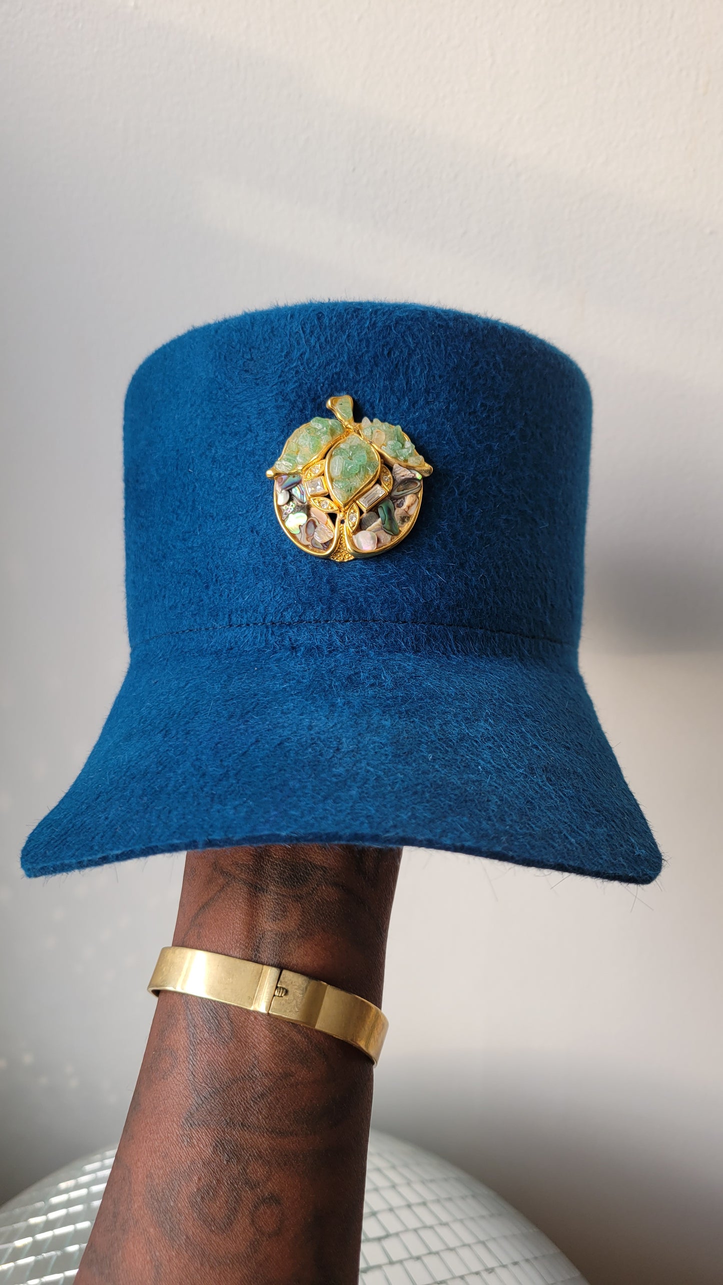 Teal Rhea Cap
