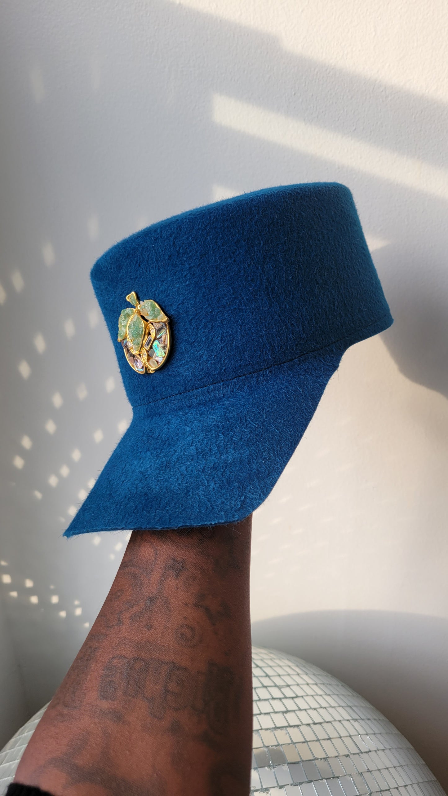 Teal Rhea Cap