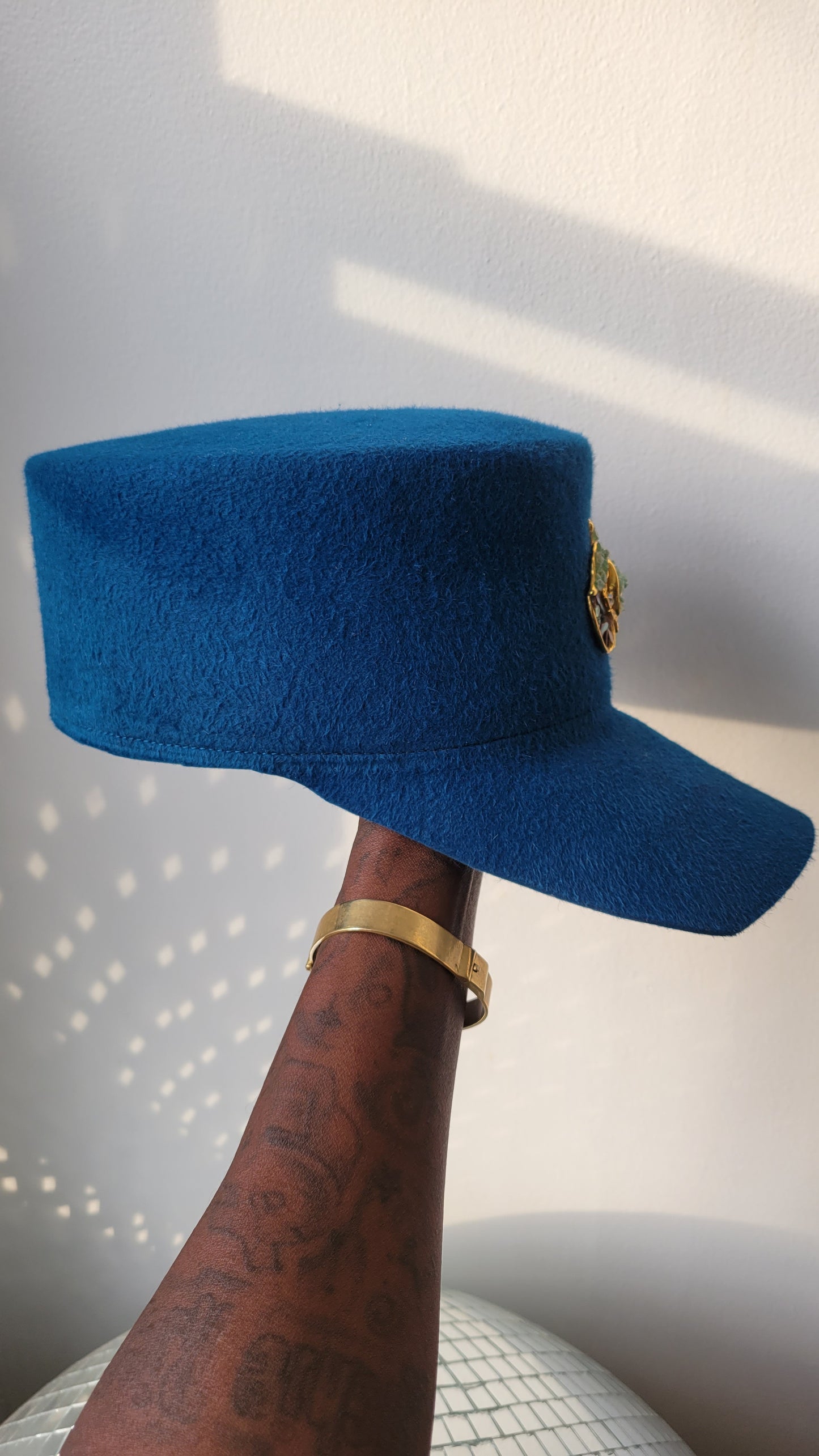 Teal Rhea Cap