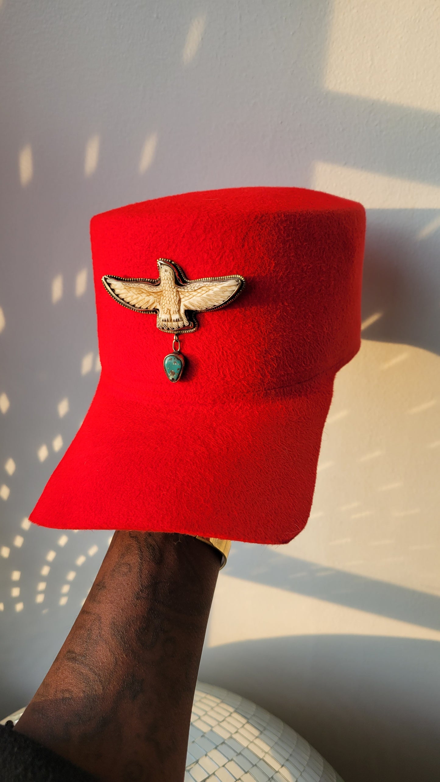 Flamma-Red Rhea Cap limited Edition