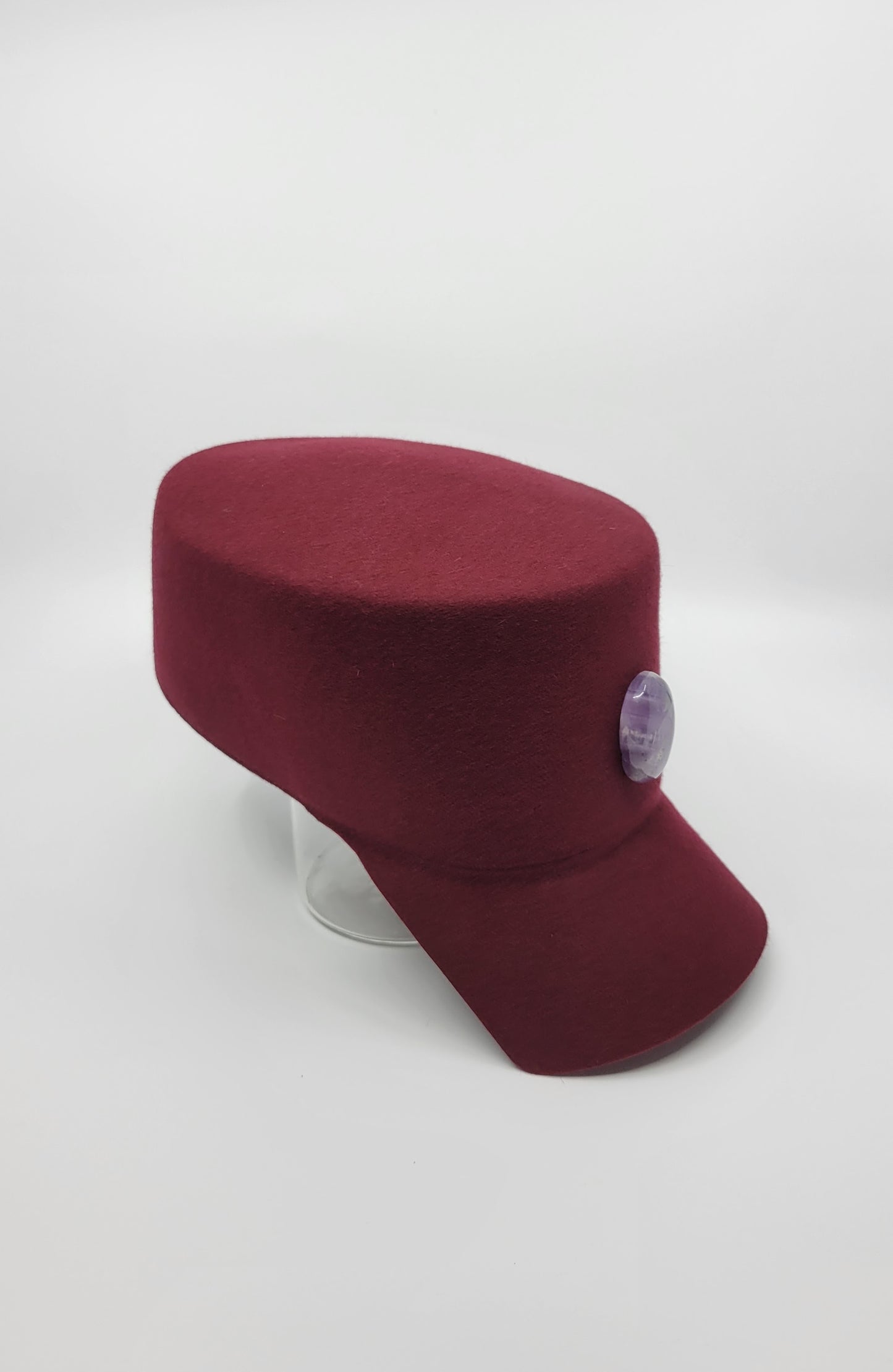 Rhea cap in Mulberry