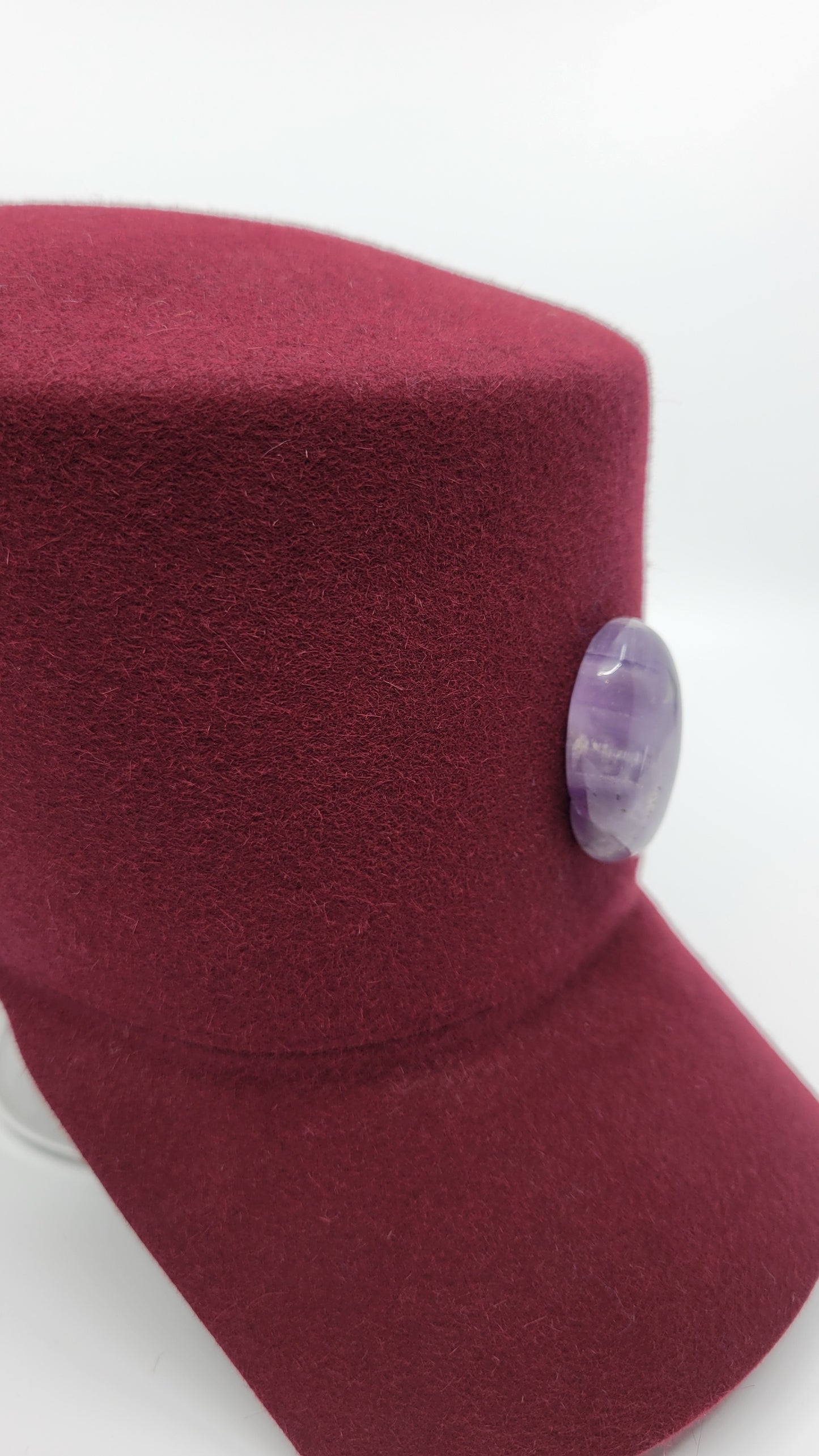 Rhea cap in Mulberry