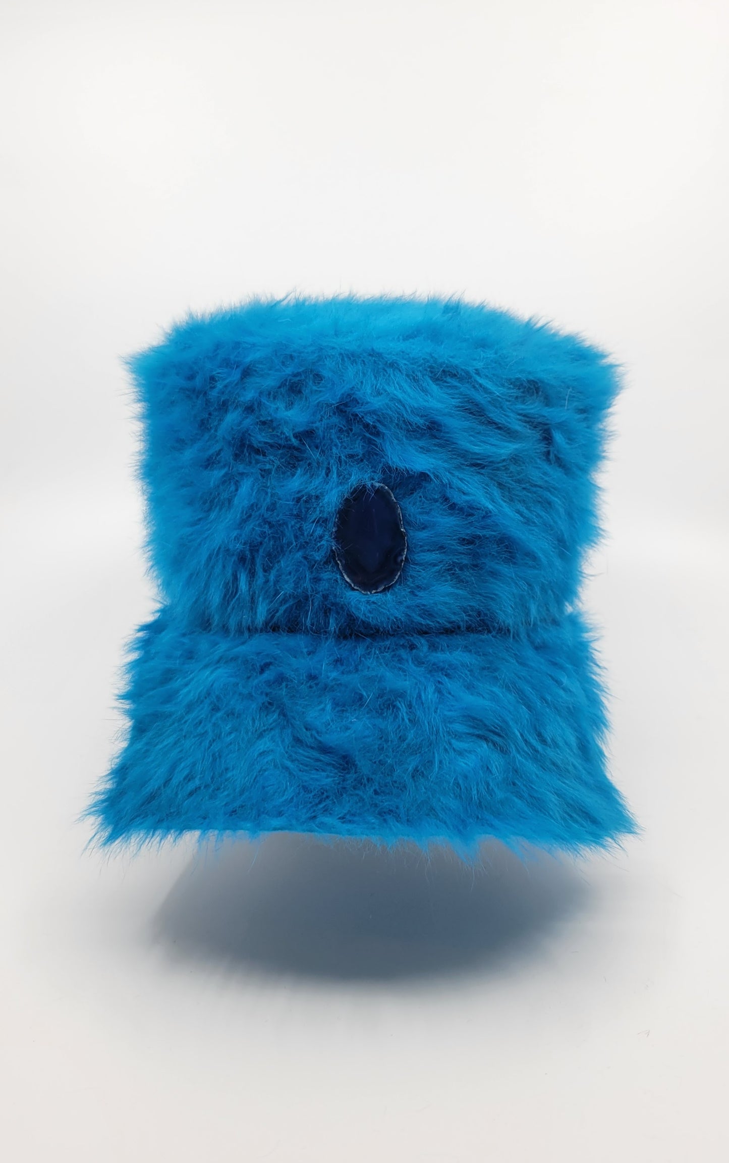 Rhea Cap Blue Angora