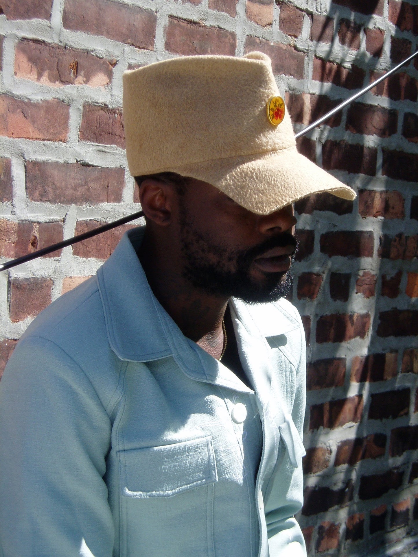 Tristen Cap in Tan