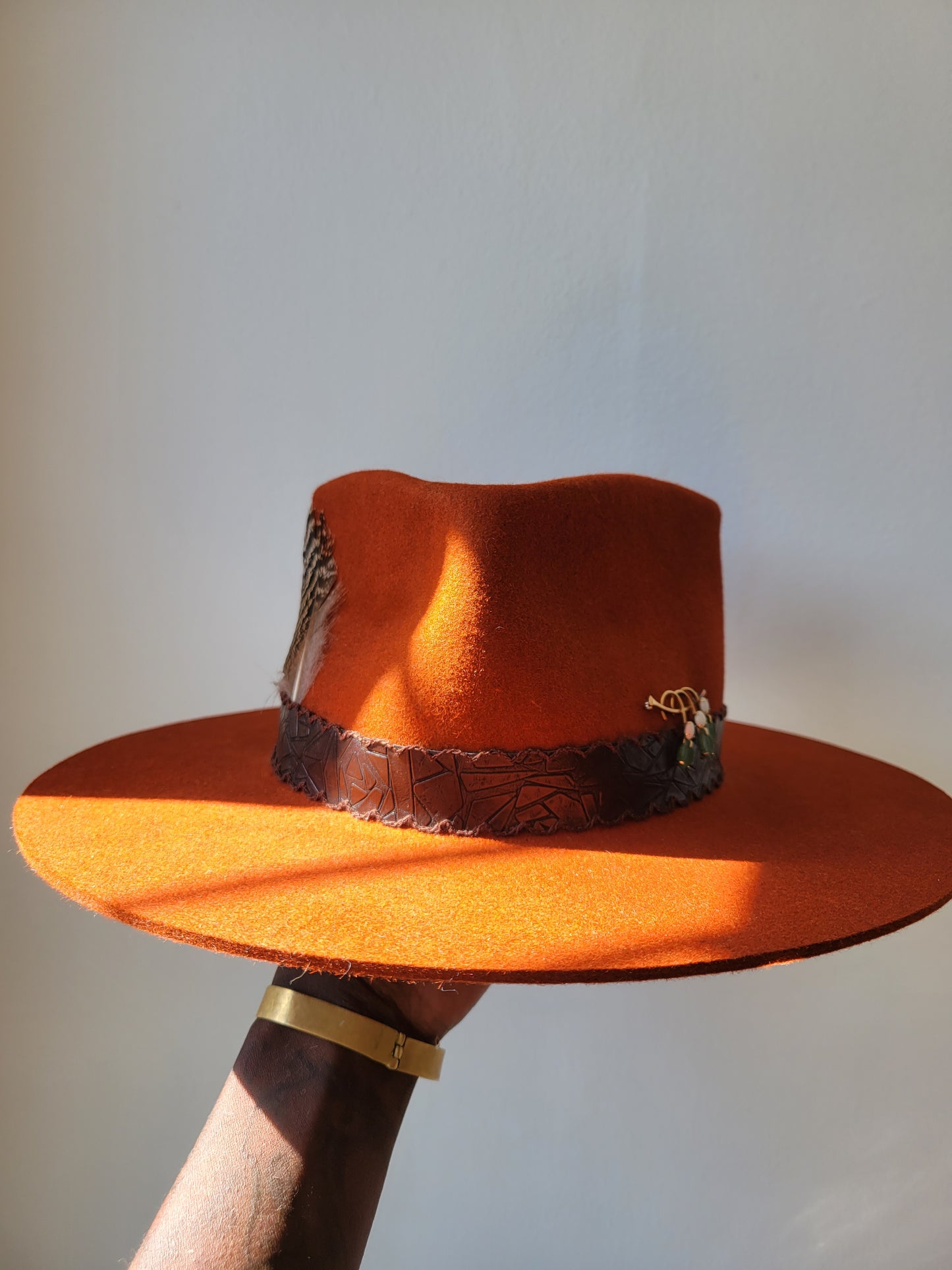 Custom Orange hat for Kenneth
